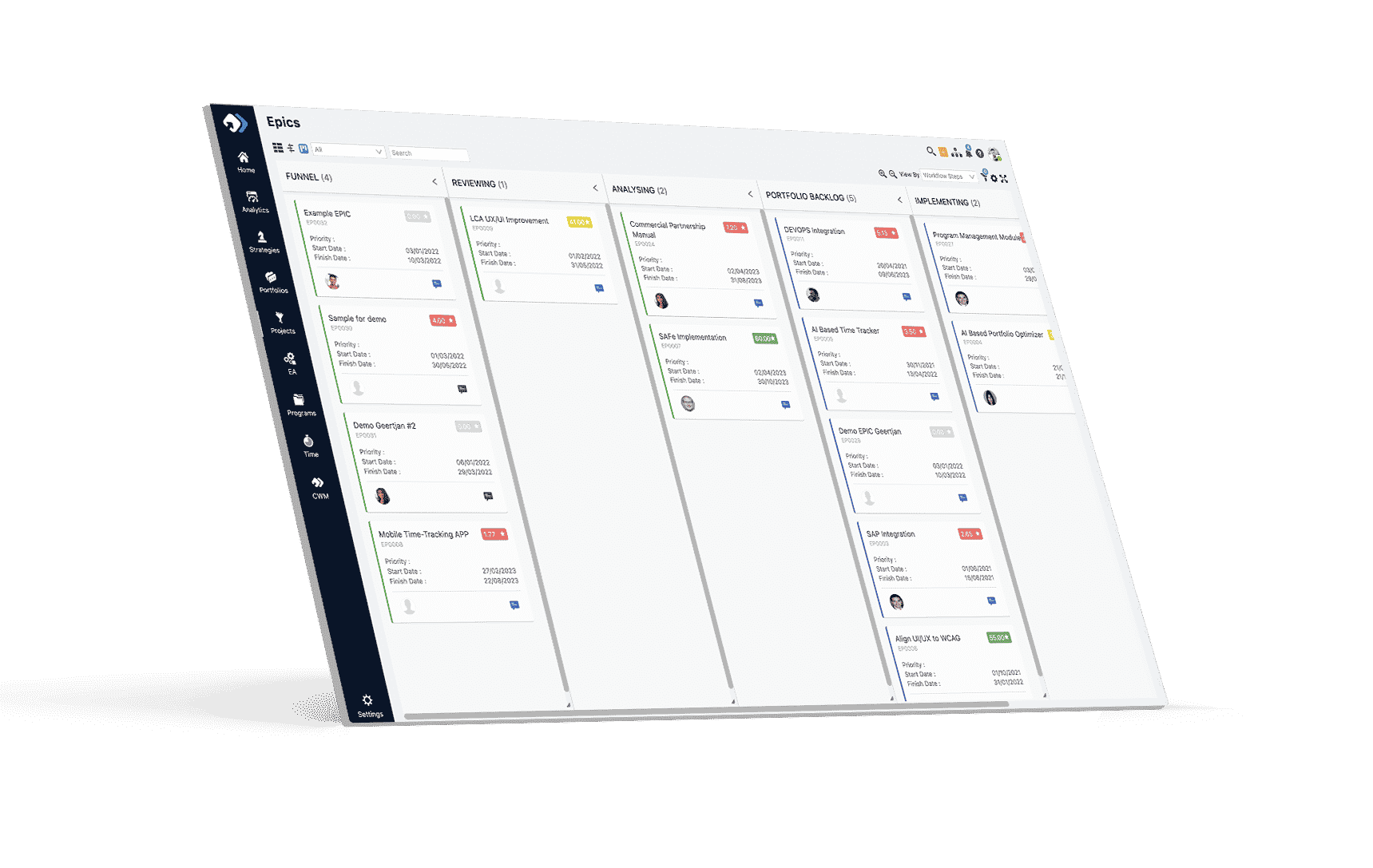 Collect Idea and Incoming Demand - Adaptive Project Management PPM