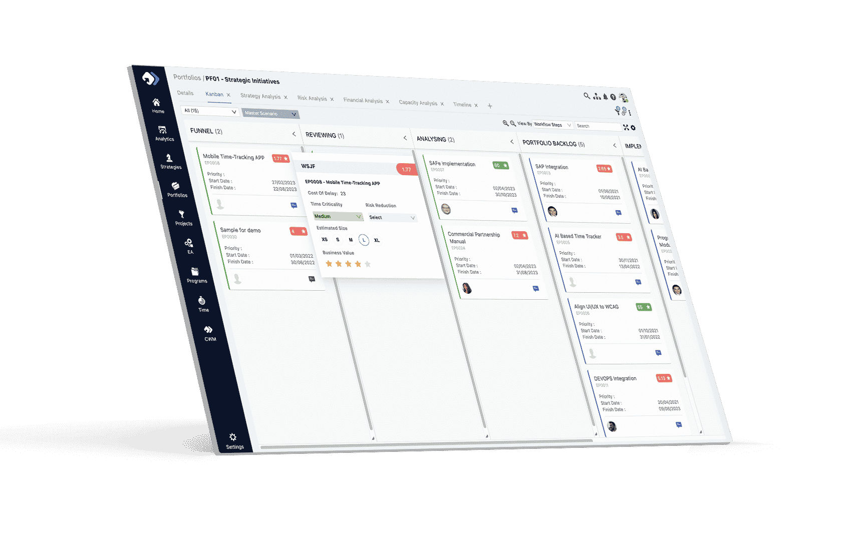 agile portfolio management - Enterprise Agile Planning PPM